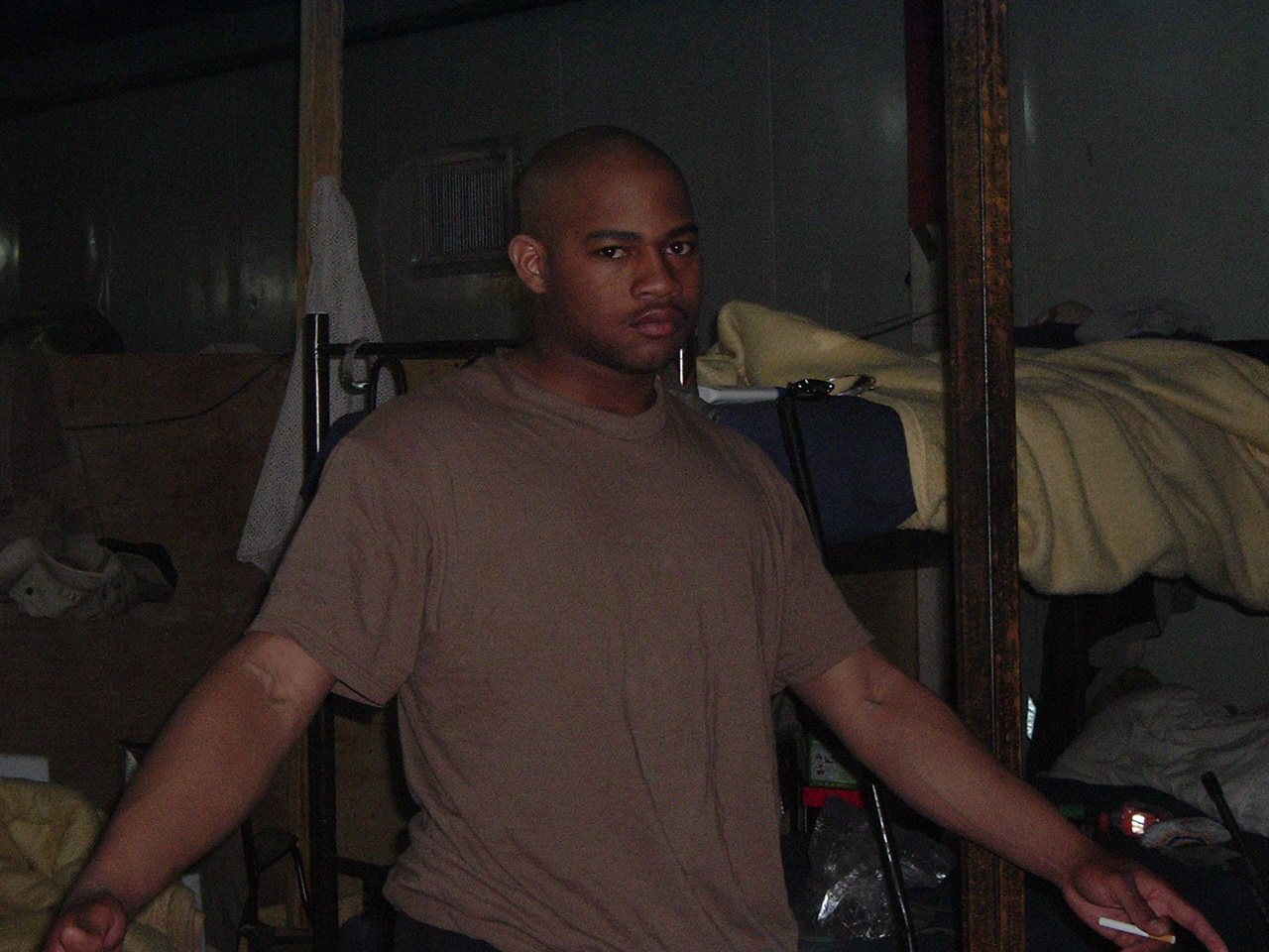 In the barracks, March 23, 2004.