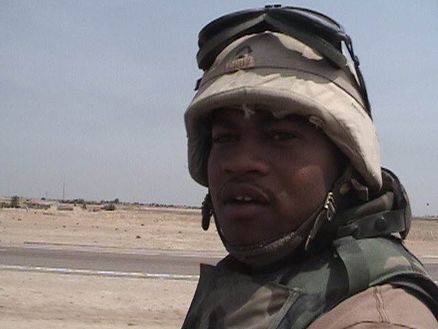 In full gear, March 28, 2004.