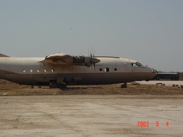 The same transport aircraft, May 2003.